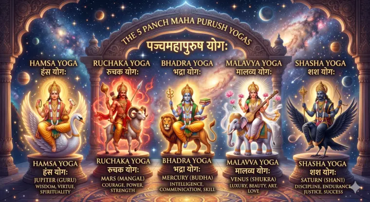 5 mahapurush yog image