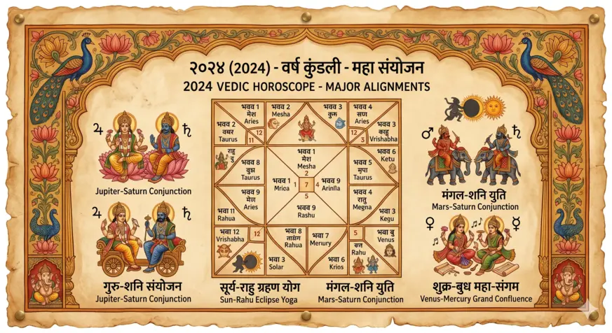 Vedic planetary alignments and combinations