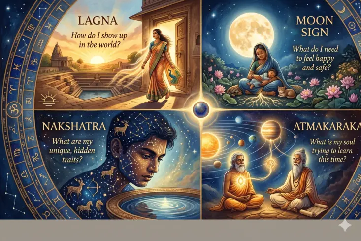 Showing different types of indian astrology