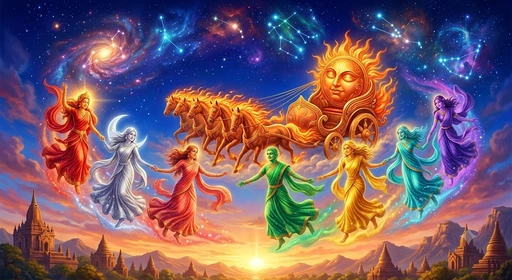 tithi images with sun and other lords